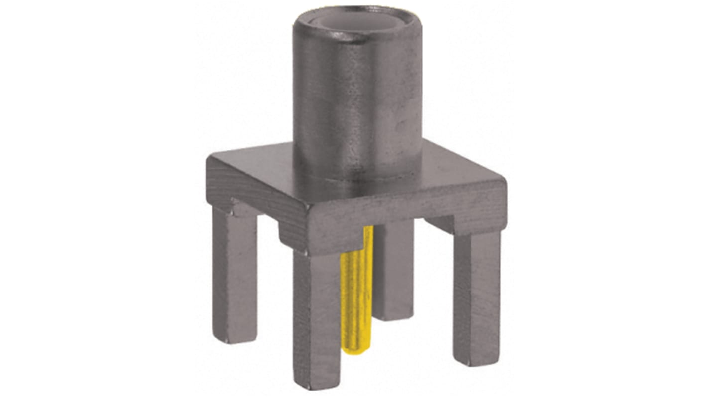 TE Connectivity, jack Through Hole MCX Connector, 50Ω, Solder Termination, Straight Body