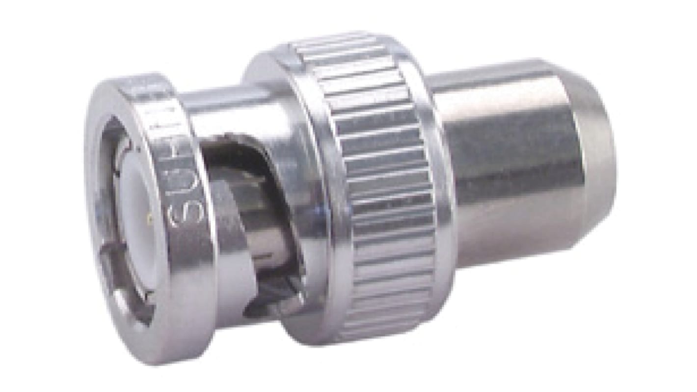 Connecteur RF Huber+Suhner BNC Mâle vers QLA-01 Femelle, Droit, 50Ω 1.4GHz