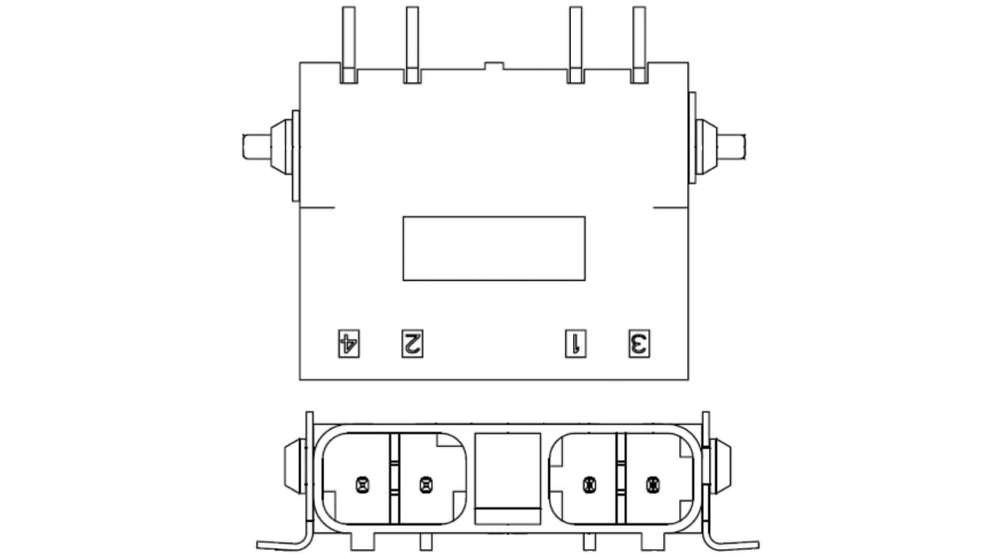 TE Connectivity, SlimSeal SSL, Ledning-til-kort, Overflademontering