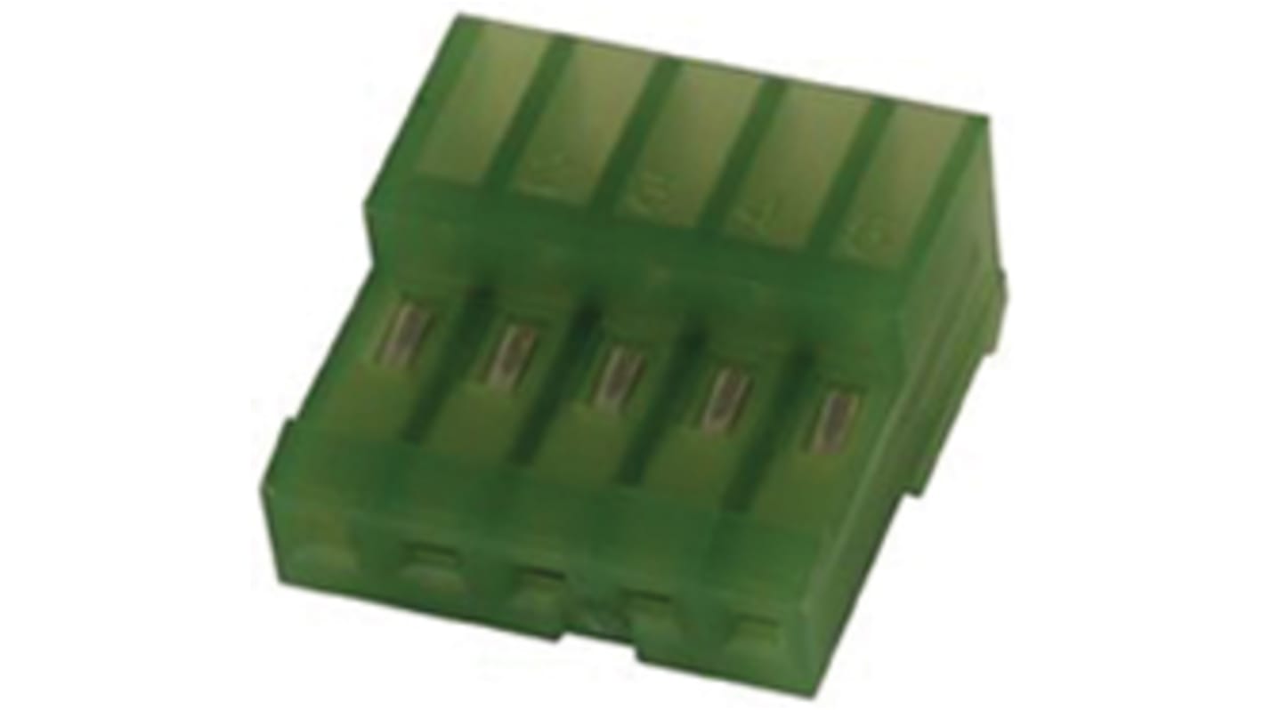 TE Connectivity 5-Way IDC Connector Socket for Cable Mount, 1-Row