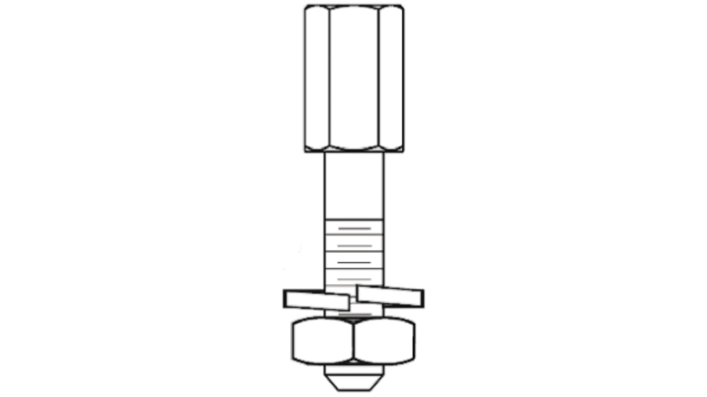 Glenair Emelőcsavaros támasztórúd for use with Malacfarok csatlakozó, forrasztócsésze M83513/05-07 Szorítócsavar