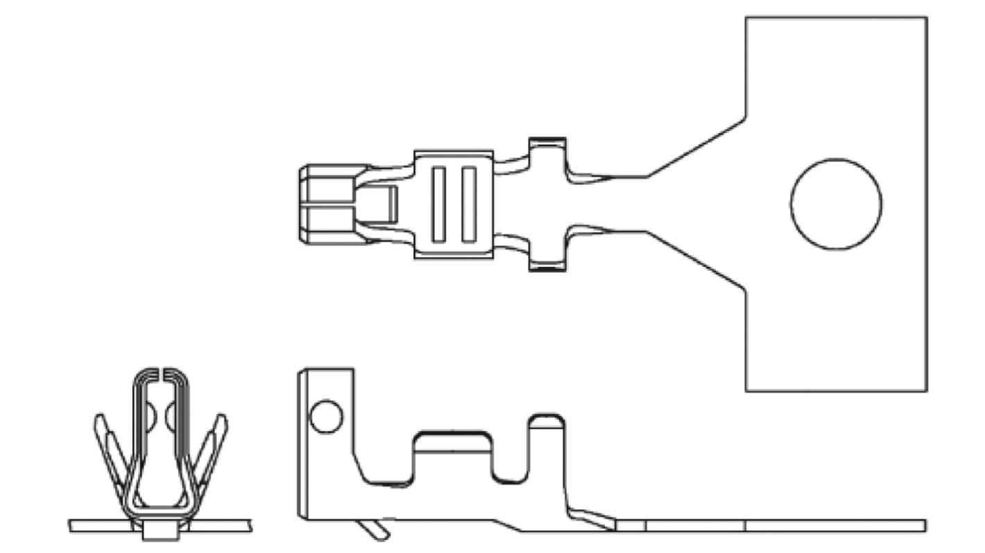 TE Connectivity 汎用端子 コンタクト 1674335-4