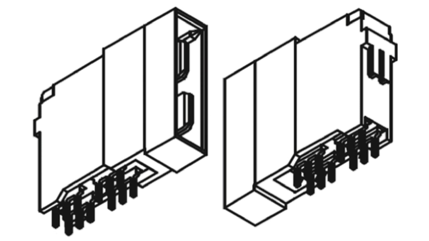 Molex EXTreme PowerMass Series Right Angle Through Hole PCB Header, 1 Contact(s), 3.2mm Pitch, Shrouded