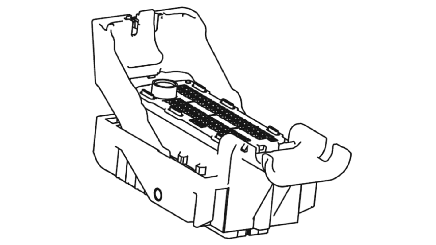 Molex MX123  Automotive, Kfz-Steckverbinder Gehäuse, Buchse, 73-polig, Grau / 4-reihig, 25A