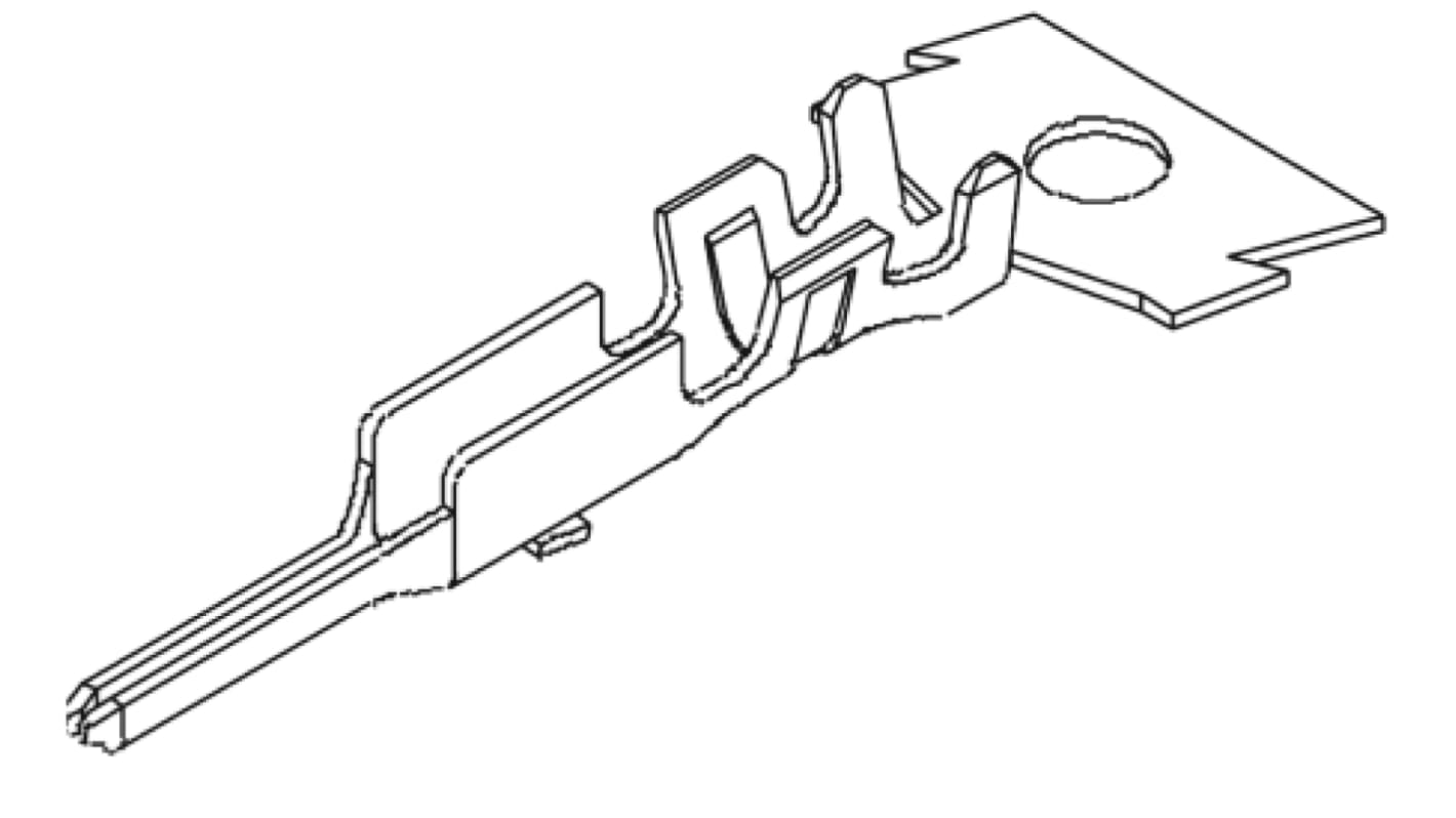 Contact à sertir Mâle Molex série 35053, , de 0.08mm² à 0.35mm²