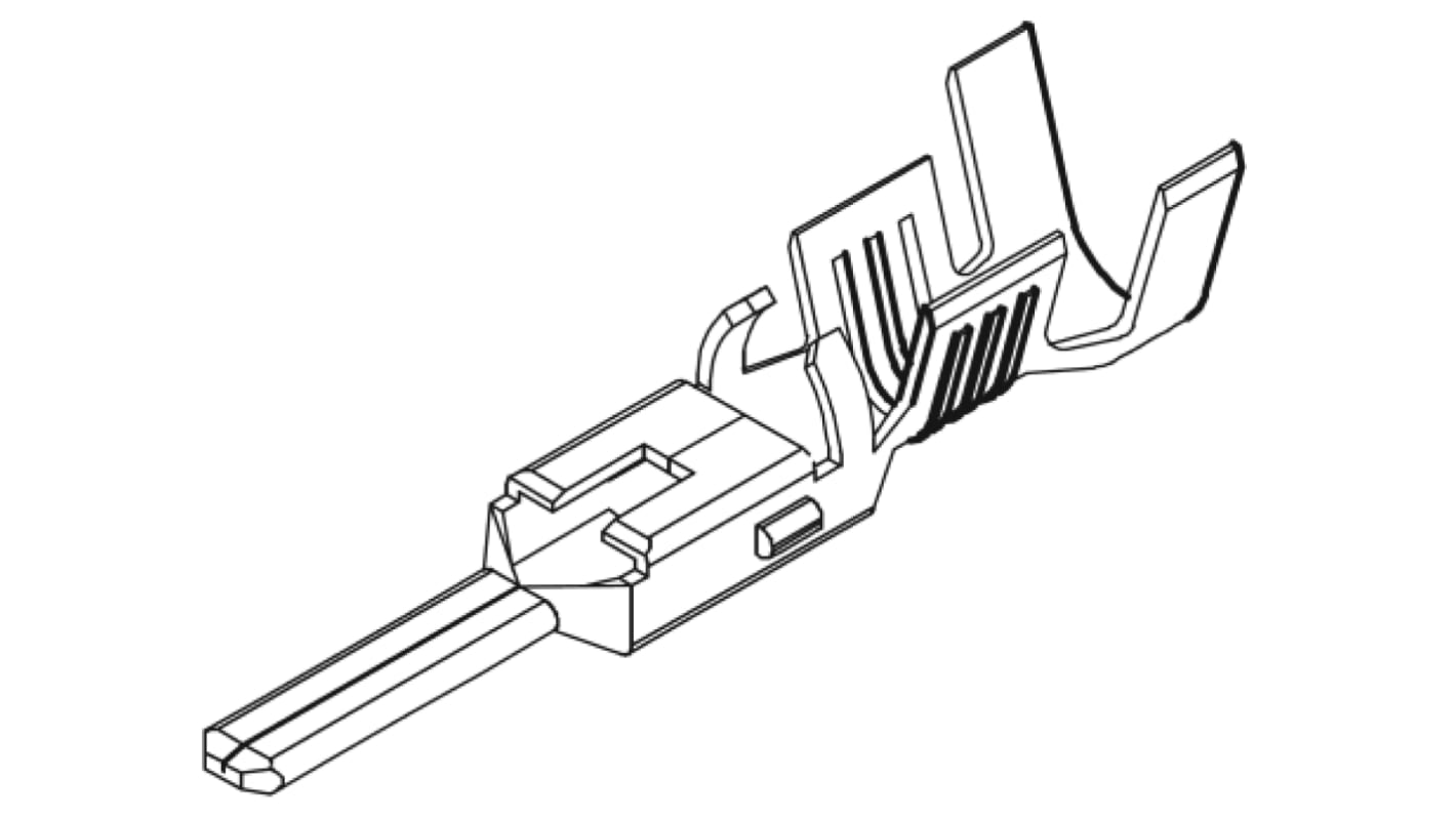 Terminale a crimpare Molex Maschio, 14AWG → 18AWG