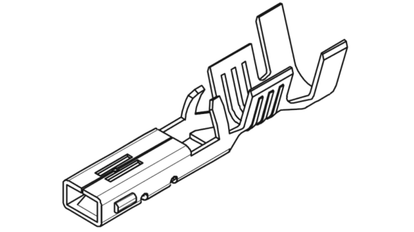 Molex VersaBlade Crimp-Anschlussklemme für VersaBlade-Steckverbindergehäuse, Buchse, 0.8mm² / 2mm², Zinn Crimpanschluss