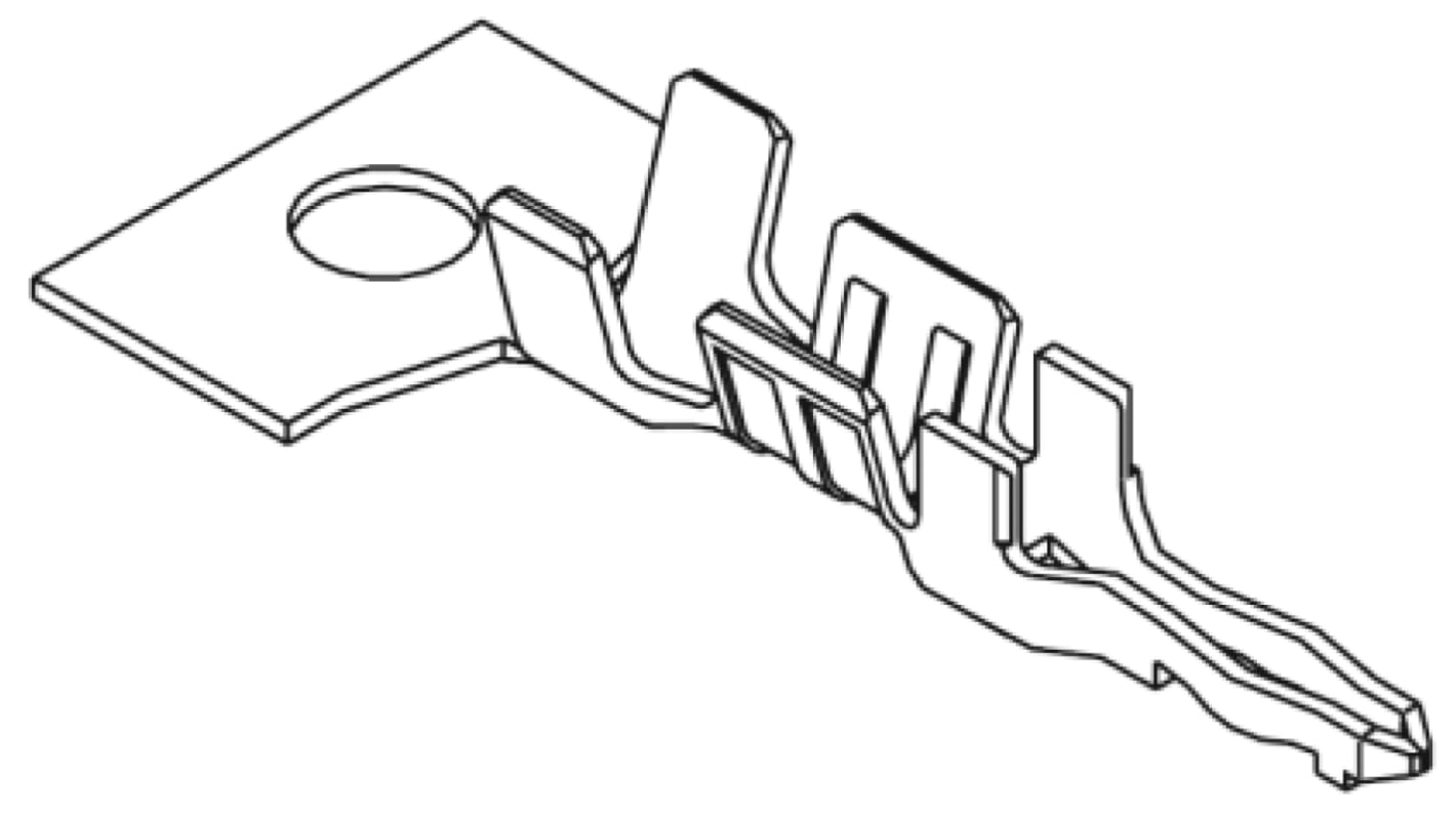 Molex Board-In Crimp-Anschlussklemme, Stecker, Zinn Crimpanschluss