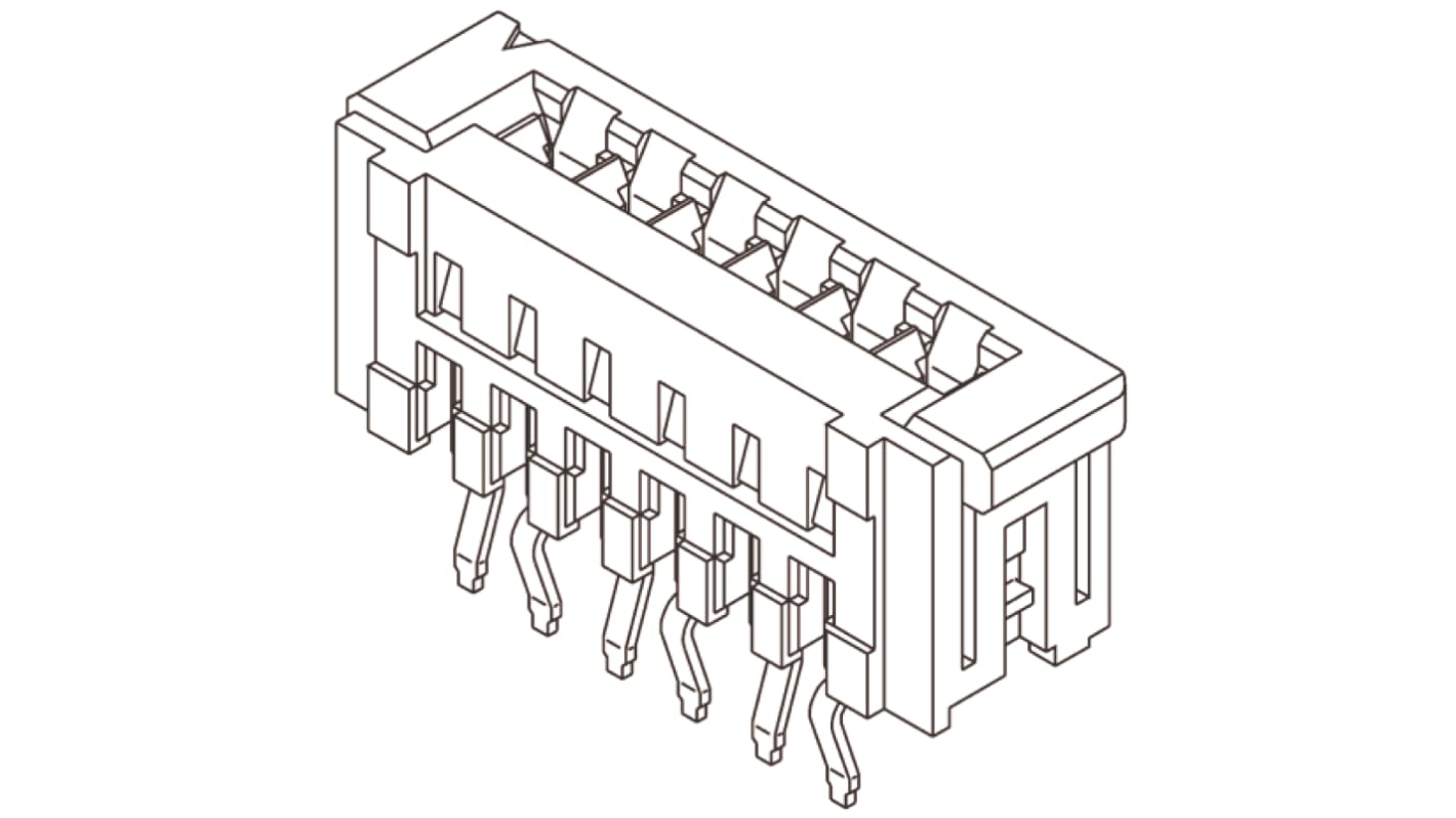 Molex 12-Way IDC Connector Plug for  Through Hole Mount, 1-Row