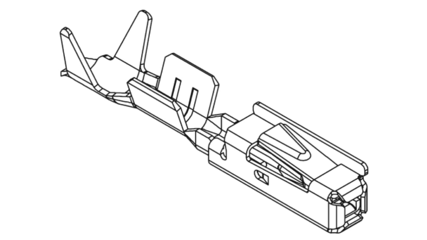 Molex MOX Crimp-Anschlussklemme für MOX-Steckverbindergehäuse, Buchse, 0.2mm² / 0.6mm², Zinn Crimpanschluss