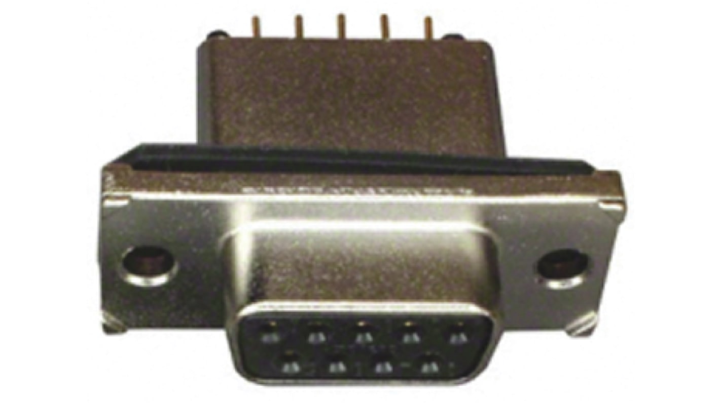 Amphenol ICC MDB 9 Way Through Hole D-sub Connector Socket, 2.74mm Pitch