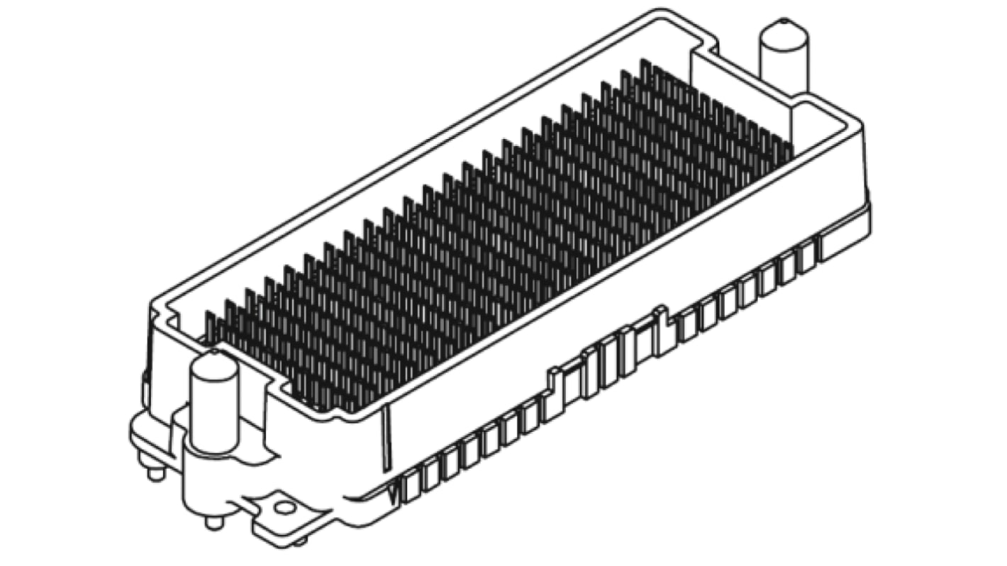 Embase pour CI Molex, HD Mezz, 351 pôles , 1.2mm, 27 rangées , 2.0A, Droit