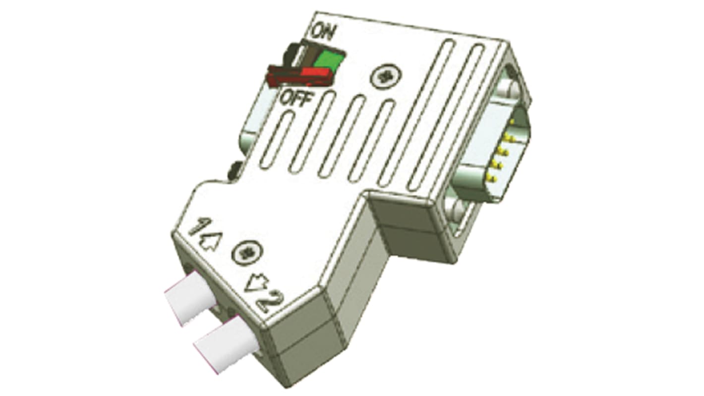 Conector D-sub Provertha, Serie 40, paso 15.5mm, Recto, Montaje de Cable, Hembra, Terminación Terminal roscado