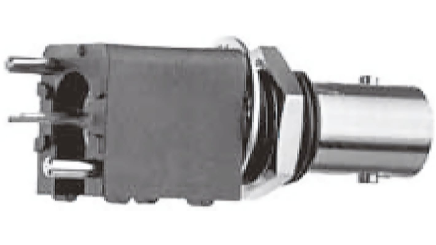 Conector coaxial Telegartner J01001F0002, Hembra, Recta, Impedancia 50Ω, Montaje en Panel, Terminación de Soldador, Sí,