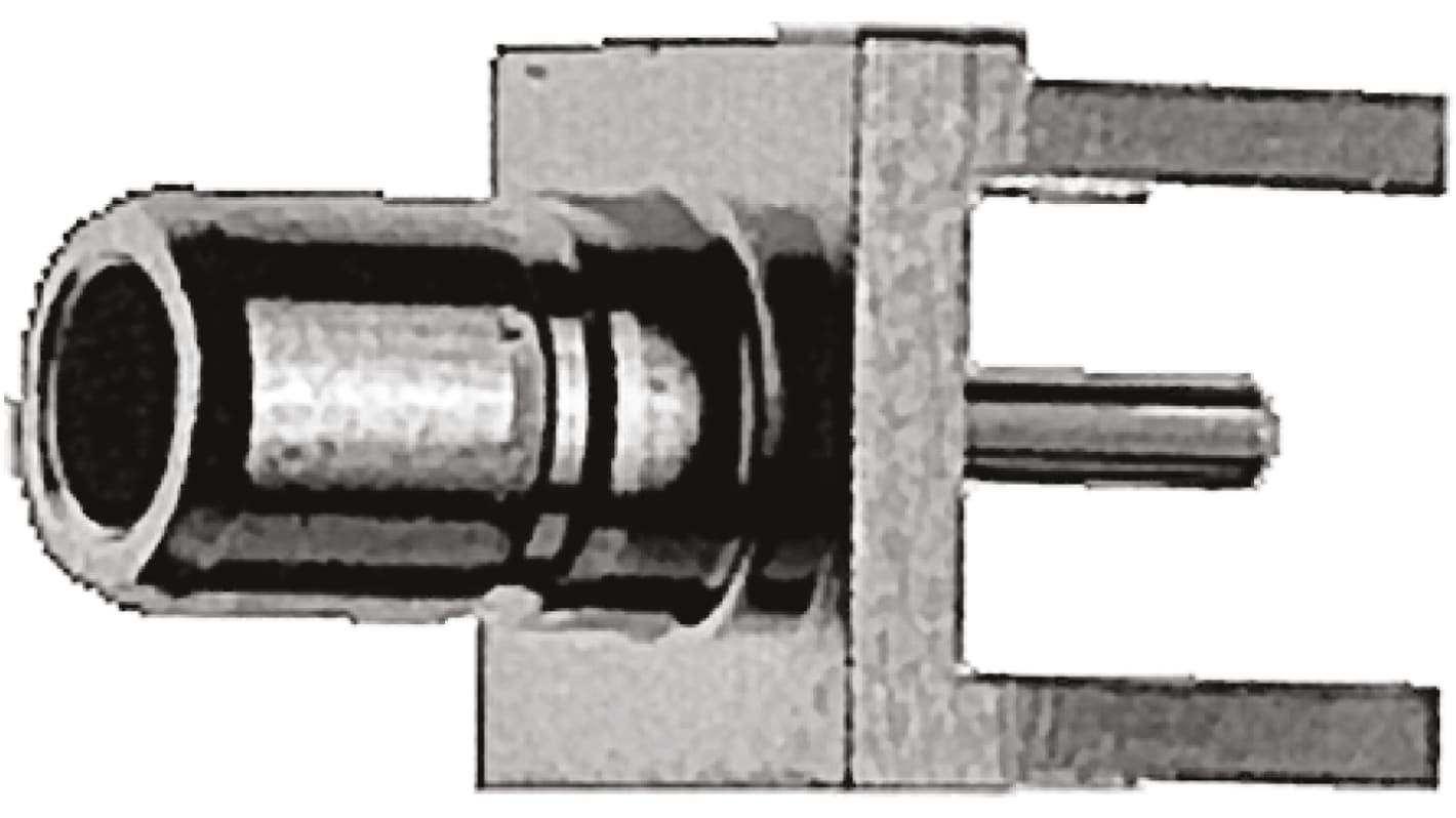 Conector coaxial Telegartner J01160A0311, Macho, Recto, Impedancia 50Ω, Montaje en orificio pasante, Terminación de