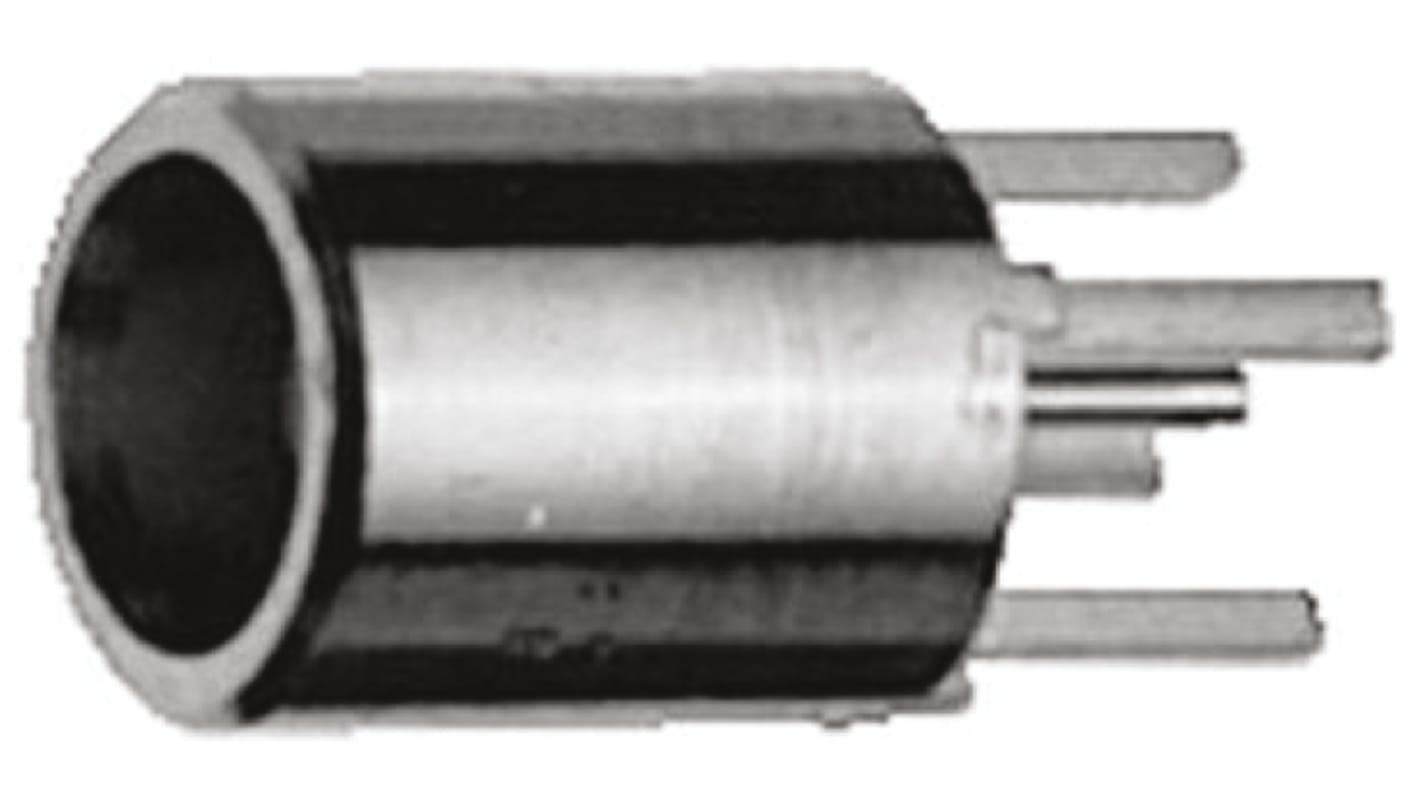 Conector coaxial Telegartner J01271A0141, Hembra, Recta, Impedancia 50Ω, Orificio Pasante, Terminación de Soldador, 0 →