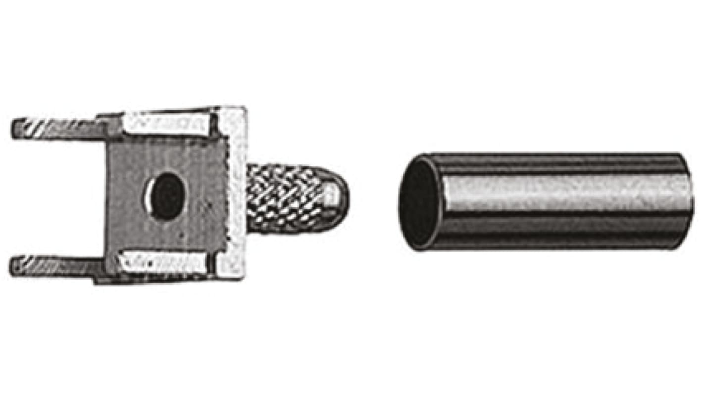 Terminator RF 0 → 4GHz Montaż na płytce drukowanej Telegärtner Żeńskie, męskie