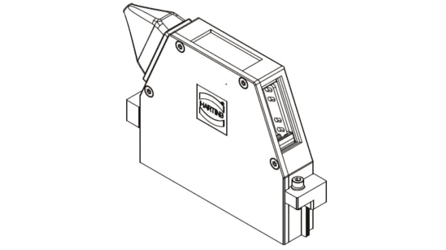 Harting, 09 06 Shell Housing for use with DIN 41612 Connector