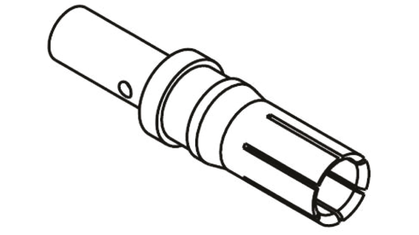 Kontakt konektoru DIN, řada: 09 03, Přímý, Samice, Kabelová montáž, pro použití s: Zásuvný konektor typu M DIN41612,