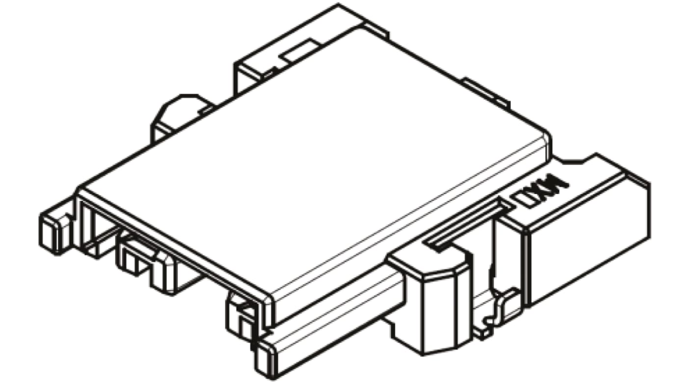 File di contatti PCB Molex, 2 vie, 1 fila, passo 3.7mm