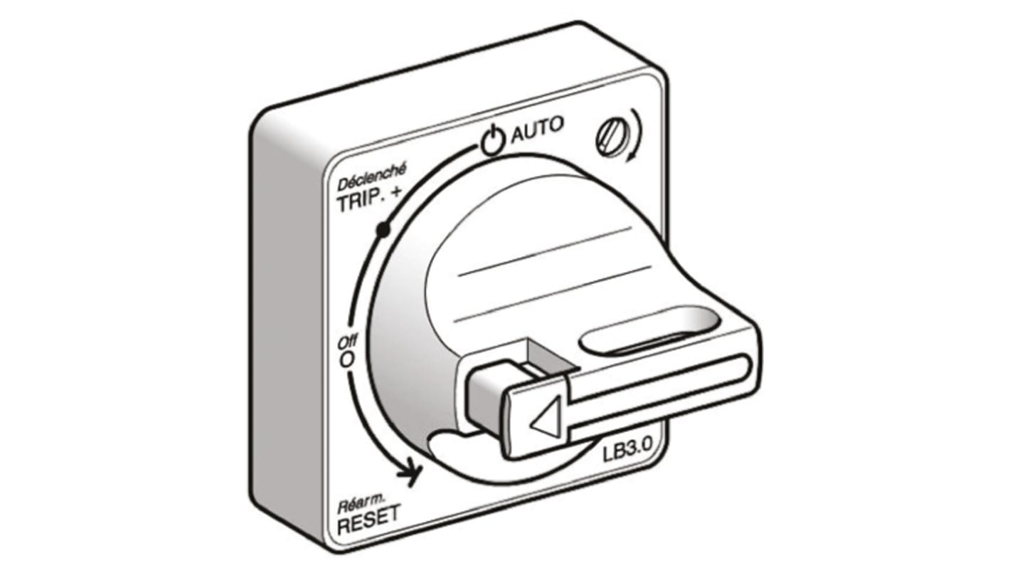 Manopola rotante Schneider Electric LU9APN21, per TeSys U