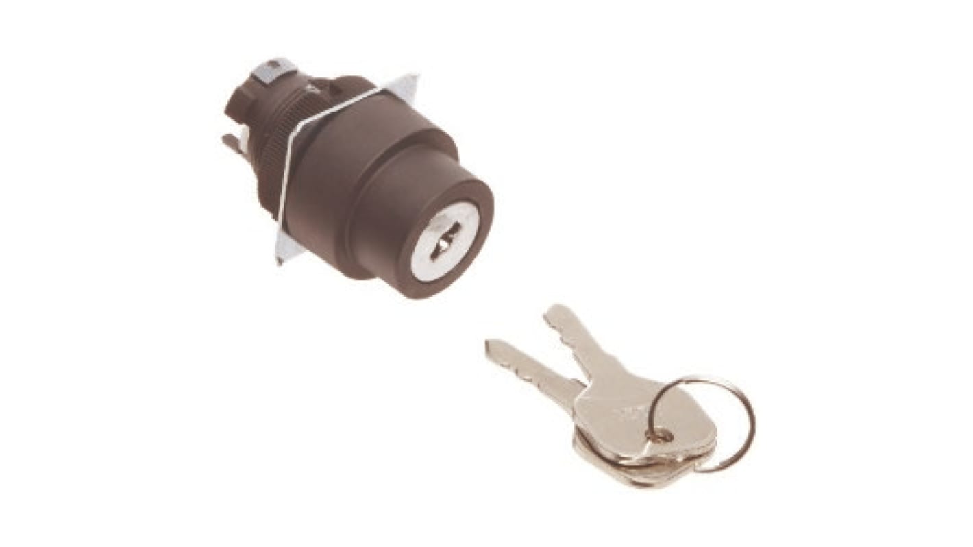 Omron Key Key Switch - 22mm Cutout Diameter 2 Positions