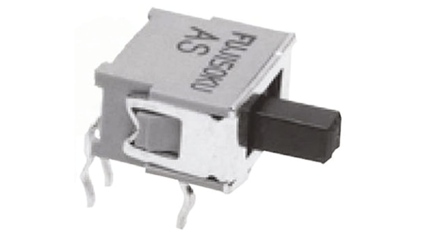 Copal Electronics Through Hole Slide Switch SPDT Latching 50 mA Side