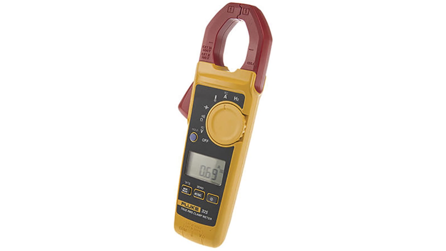 Fluke 325 Tangmeter, Max. AC strøm 400A ac, DC strøm 400A dc, UKAS kalibreret