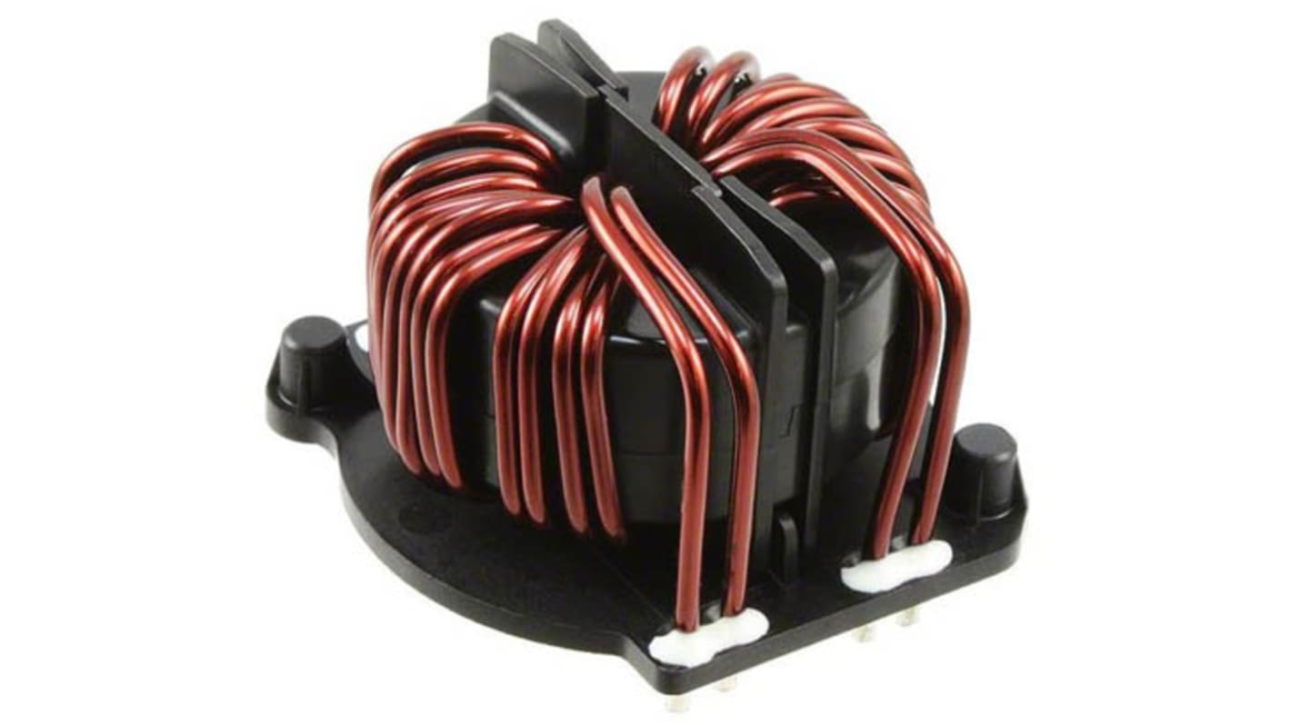 Schaffner 450 μH -30 → +50% Leaded Inductor, Max SRF:400Hz, 36A Idc, 1.5mΩ Rdc, RB