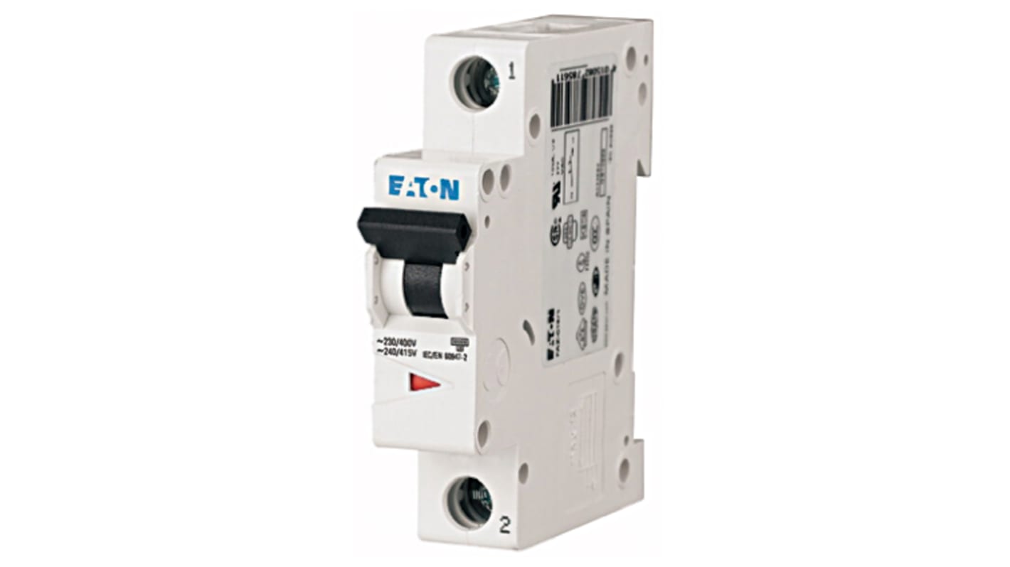 Eaton xEffect MCB, 1P, 40A Curve B, 230 → 400V AC, 6 kA Breaking Capacity