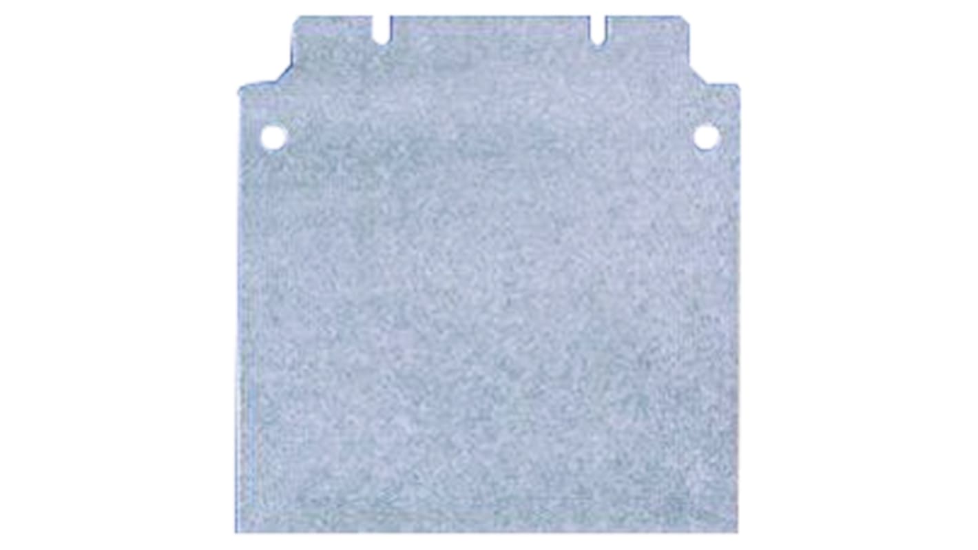 Rittal Steel Mounting Plate for Use with 1504.510, 1518.510, 1525.010, 1532.510, 175 x 385 x 2mm