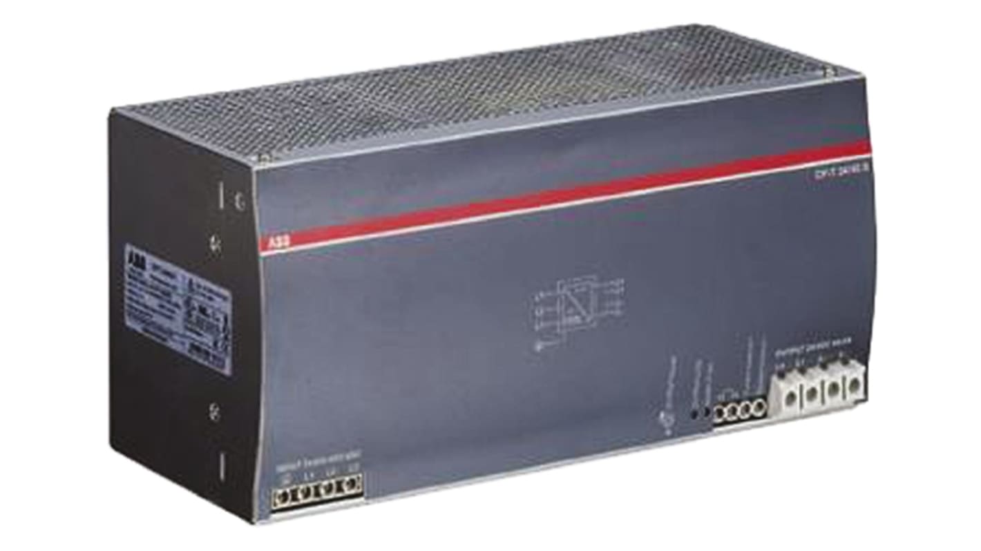 ABB CP-T 3-Phasen Switch-Mode DIN-Schienen Netzteil 960W, 340 → 575 V ac / 480 → 820V dc, 24V dc / 40A