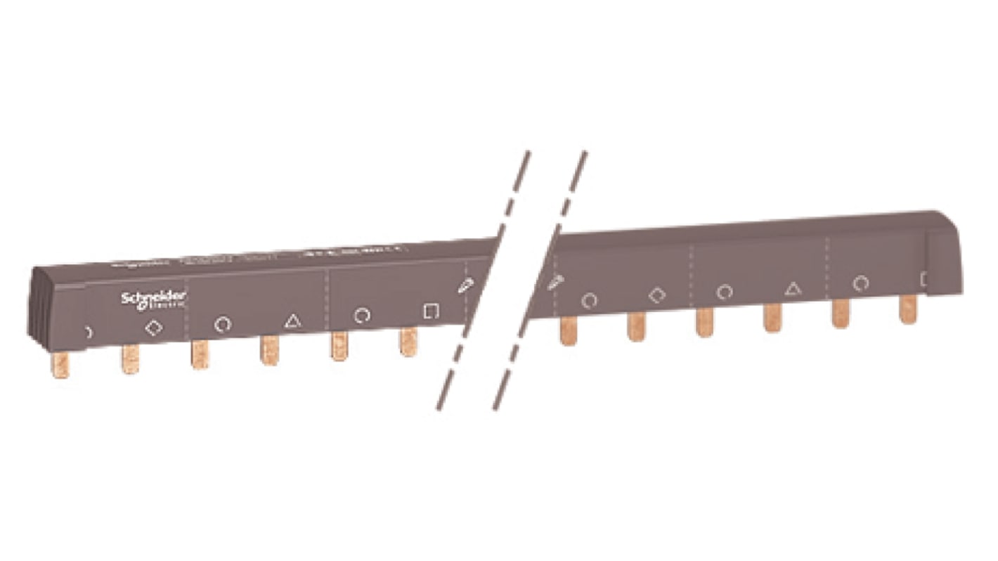 Schneider Electric Acti 9 4 Phase Busbar, 415V ac, 18mm Pitch