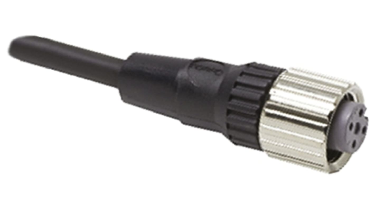 Cable de conexión Omron, con. A M8 Hembra, 3 polos, con. B Sin terminación, long. 5m, 125 Vdc, IP67