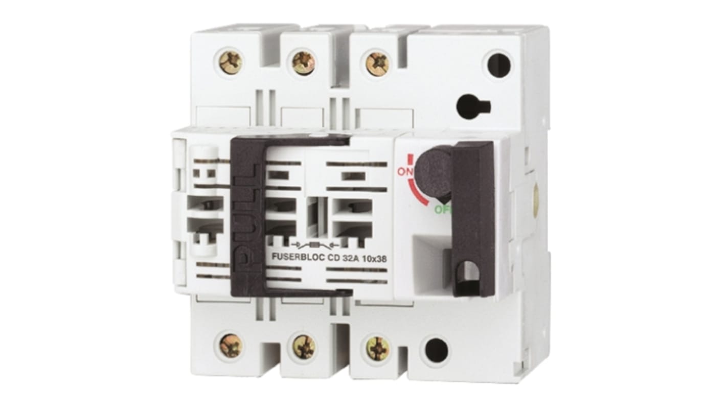 Socomec Fuse Switch Disconnector, 3 + N Pole, 25A Max Current