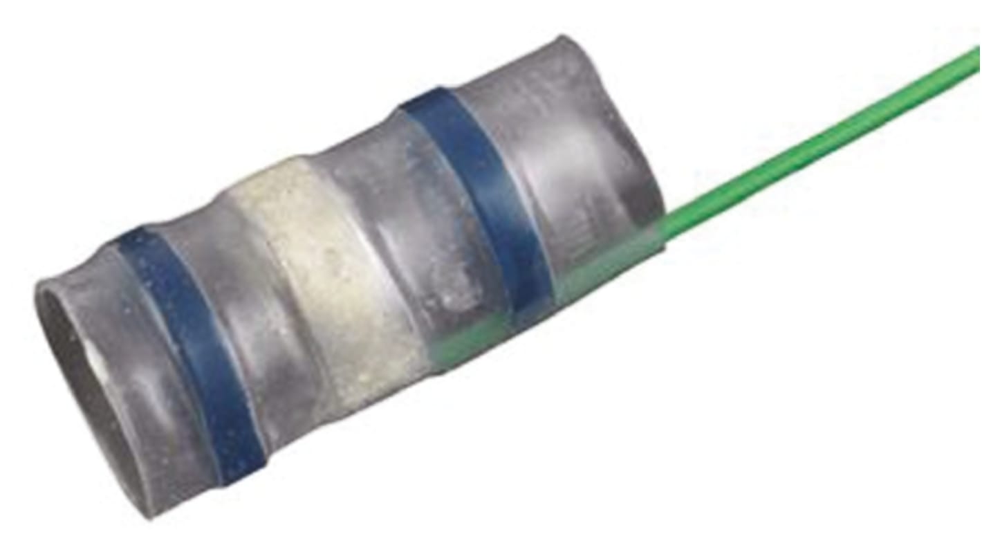 TE Connectivity Transparent Polyolefin Solder Sleeve 35.5mm Length 4 → 11.5mm Cable Diameter