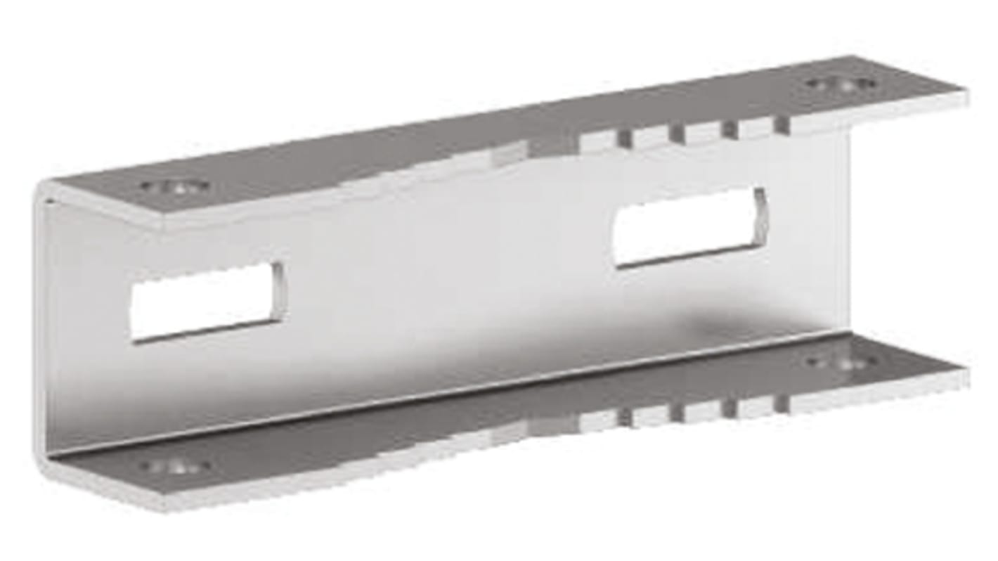 Schneider Electric Galvanised Steel Pole Clamp for Use with Spacial SBM Box, 195 x 32.5 x 45mm