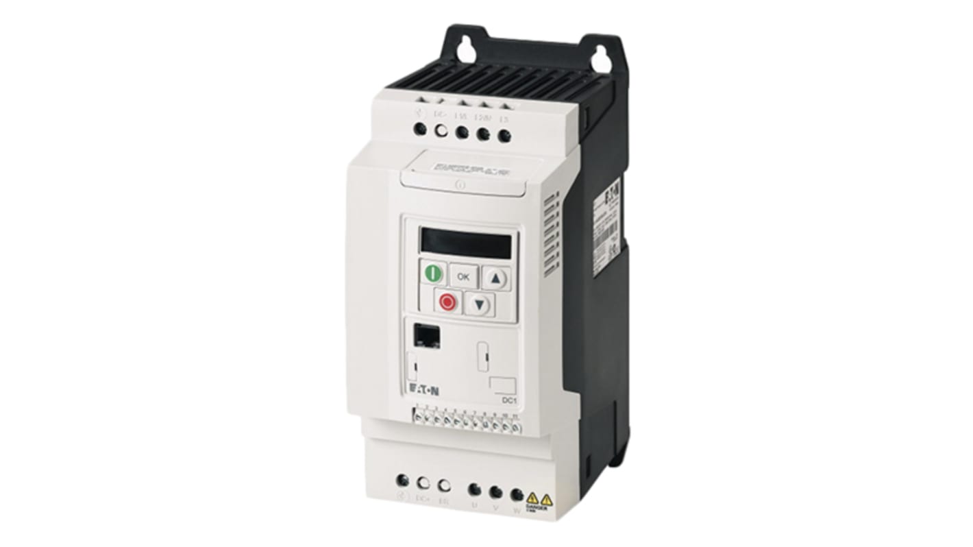 Eaton PowerXL DC1, 3-Phasen Frequenzumrichter 4 kW, 400 V ac / 9,5 A 0 → 500Hz