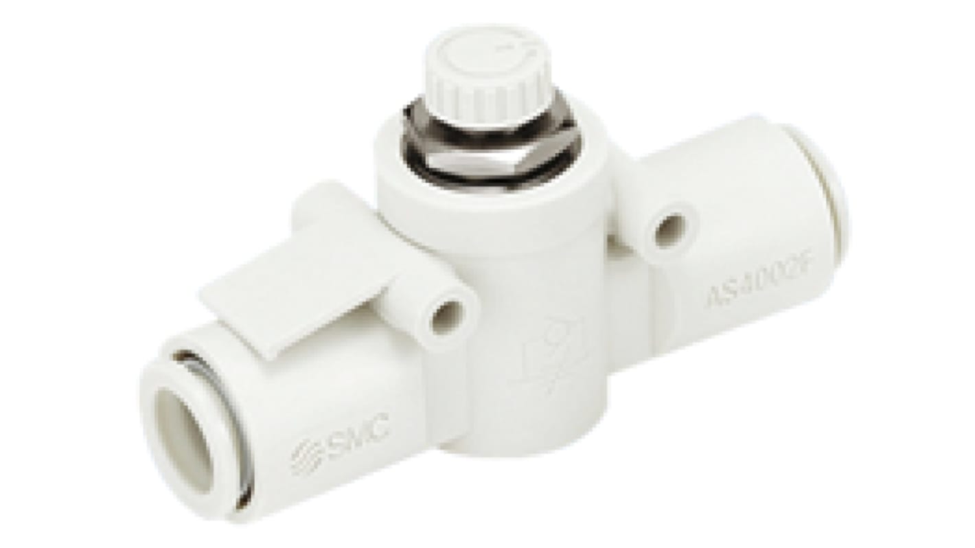 AS2002F06J SMC Quick Exhaust Valve, x 1.5 MPa, 1 MPa, Tube, 6mm RS