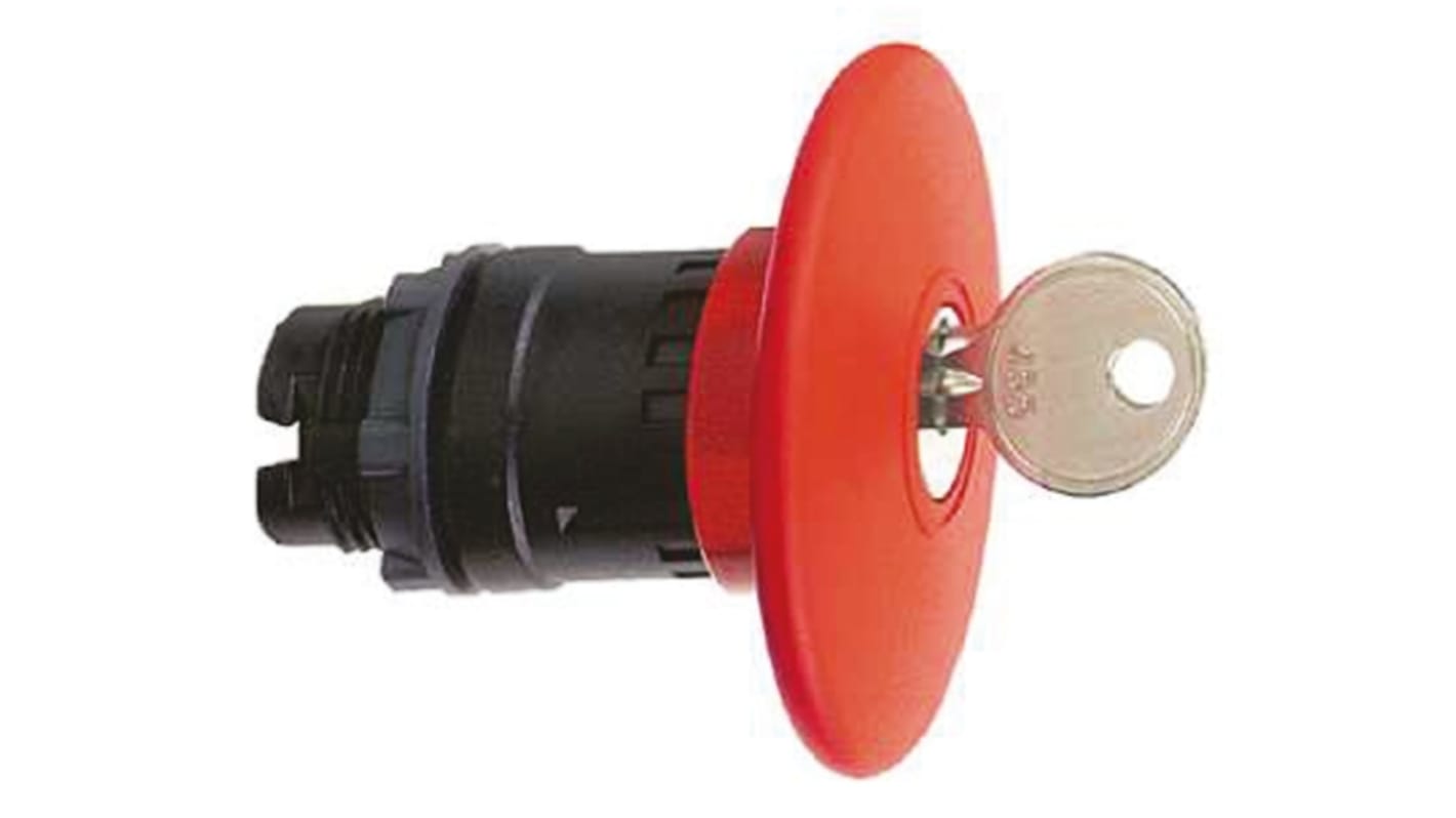 Schneider Electric Harmony XB5 Tafelmontage Not-Aus-Schalter Rundform, Rot Ø 22mm, 60mm, x 61.5mm, Schlüsselentriegelung