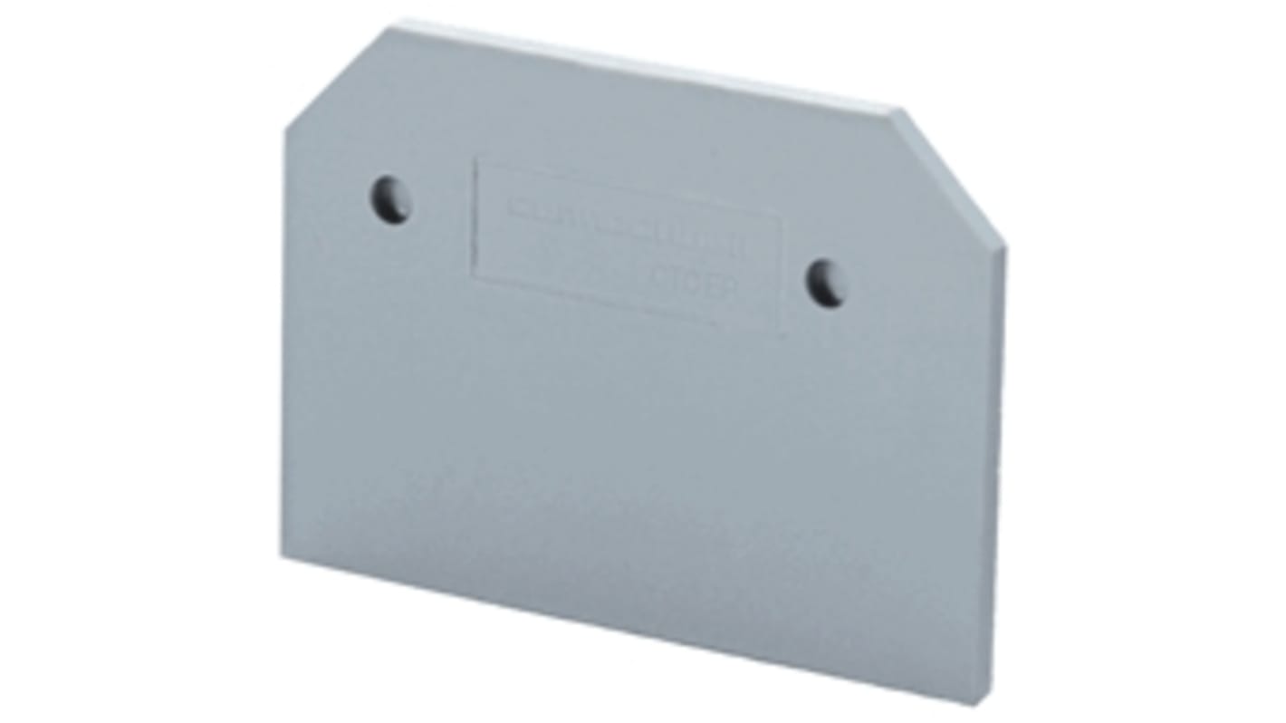 RS PRO End Plate for Use with Terminal Block