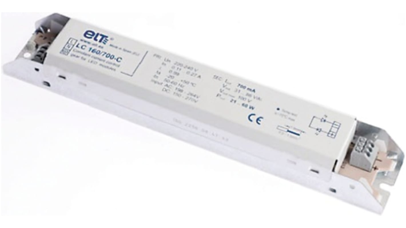 ELT LED Driver, 34 → 86V Output, 60W Output, 700mA Output, Constant Current