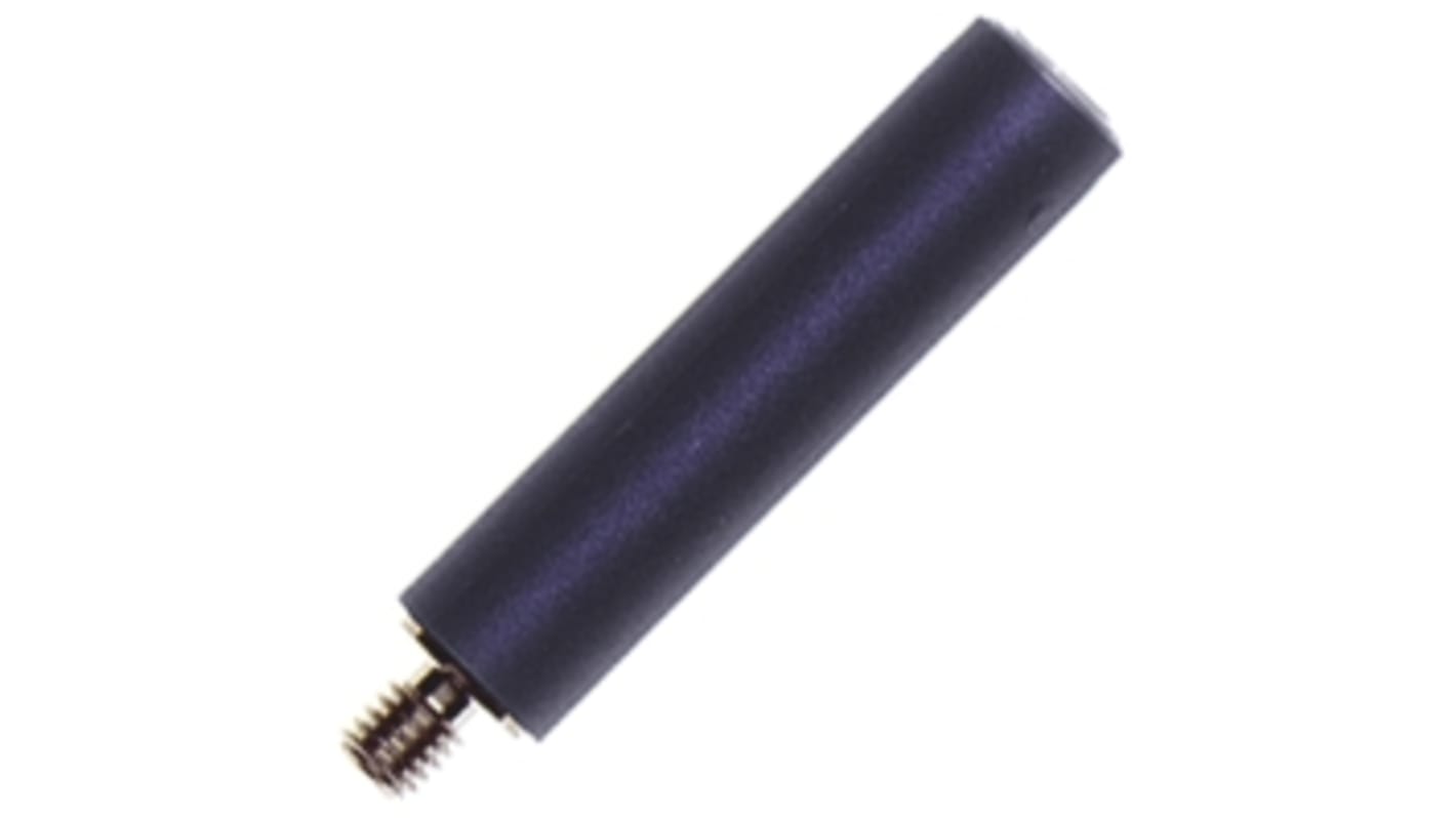 Staubli Black Female Banana Socket, 4 mm Connector, Screw Termination, 32A, 600V, Nickel Plating