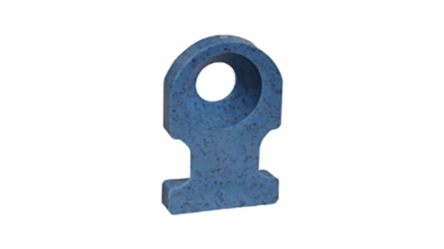 Base para bridas Thomas & Betts de Nylon 66 Azul, dim. 19.05mm x 12,7 mm