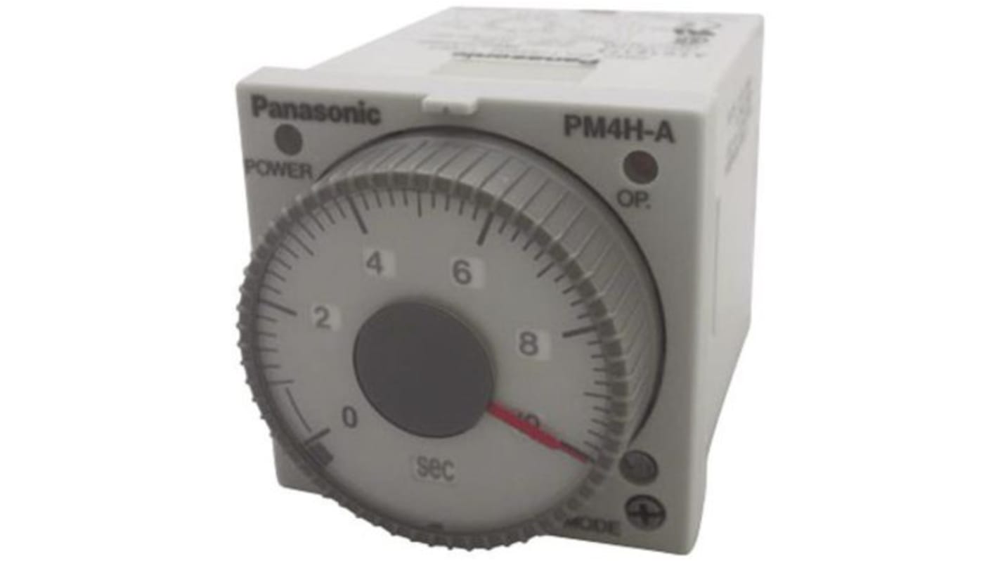 Panasonic Timer Relay, 12V dc, 2-Contact, 1 s → 500h, 1-Function, DPDT