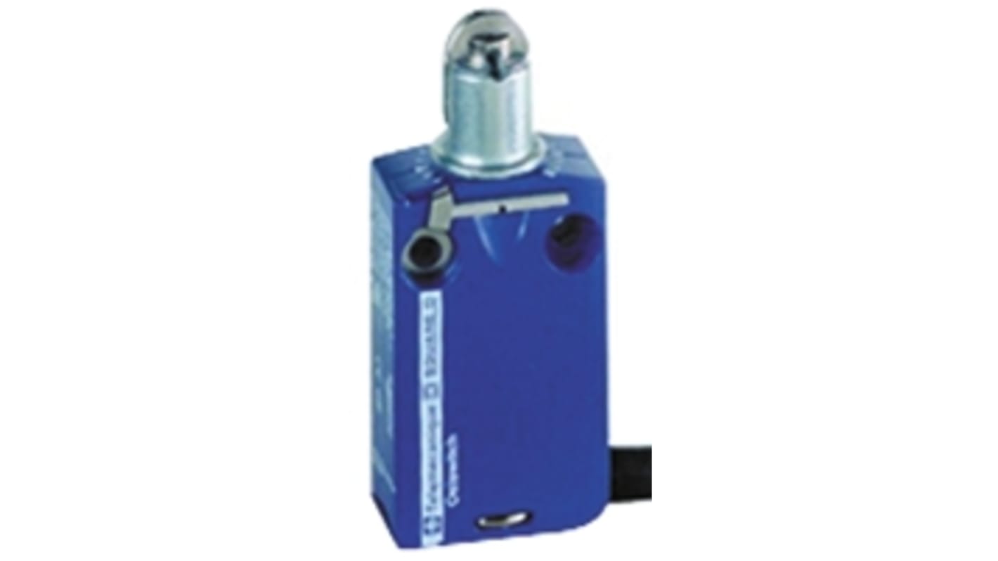 Telemecanique Sensors OsiSense XC Series Roller Plunger Limit Switch, NO/NC, IP66, IP67, IP68, Zamak Zinc Alloy