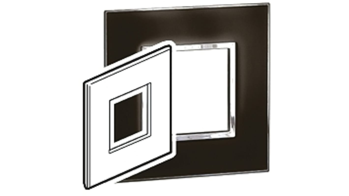 Legrand Black 1 Gang Polycarbonate Cover Plate