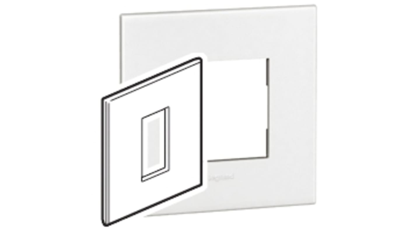 5 752 00 Legrand White 1 Gang Light Switch Cover RS
