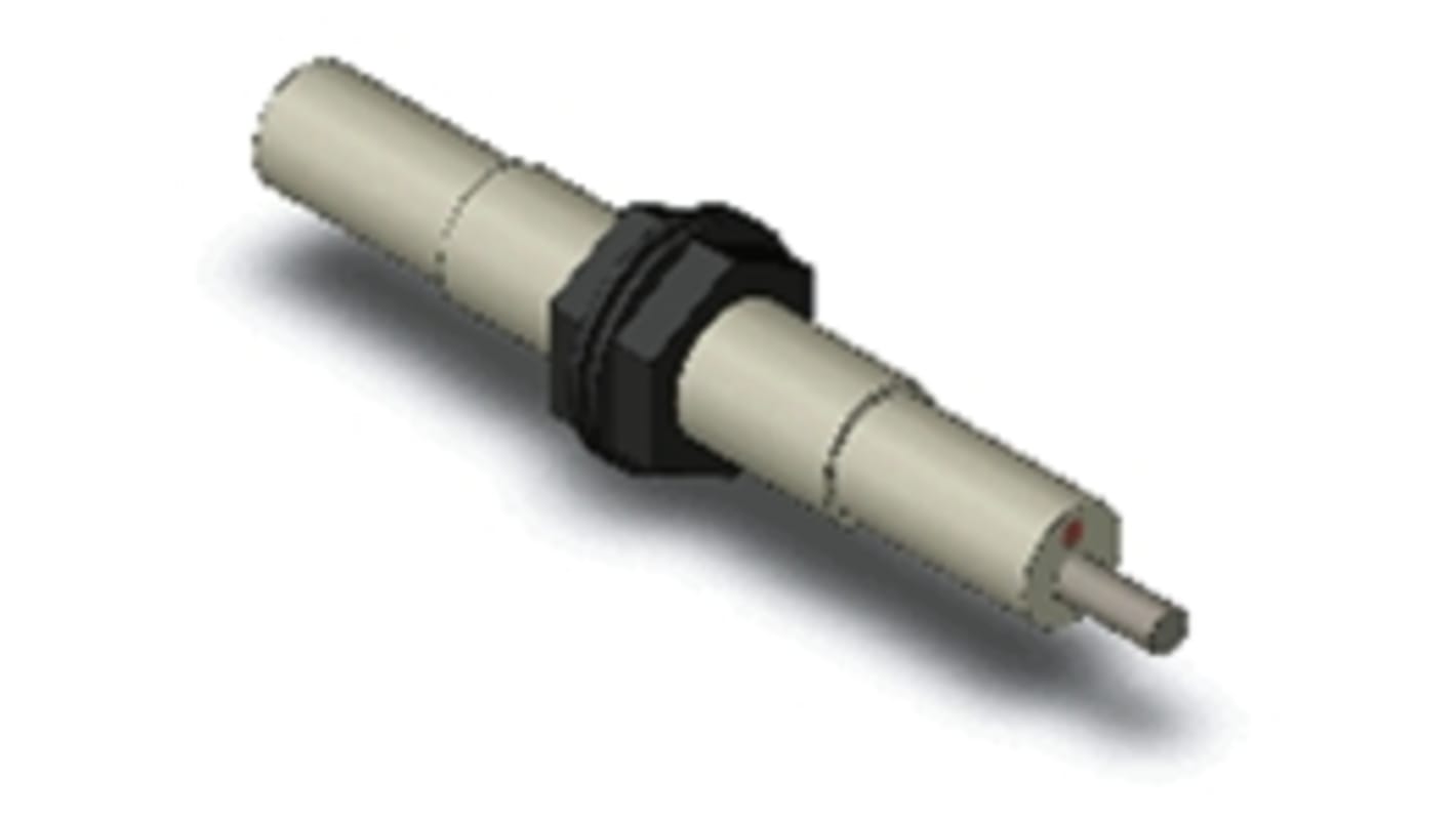 Omron Capacitive Barrel-Style Proximity Sensor, M12 x 1, 4 mm Detection, PNP Output, 10 → 30 V dc, IP66