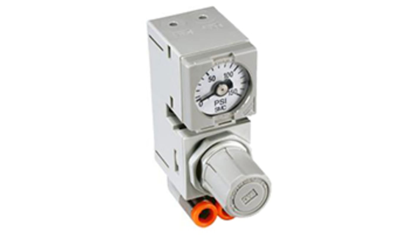 SMC Pneumatic Regulator - 0.05MPa to 0.7MPa, 1MPa max. input